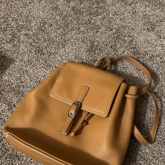 Leather coach backpack - Picture 2 of 8